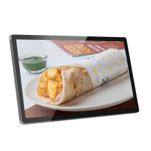 Indoor video screens 1080P 27inch wall mounted advertising display